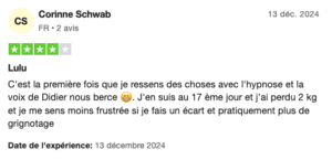 Temoignages hypnotyse perte de poids