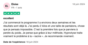 Temoignages hypnotyse perte de poids